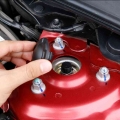 2PCS Car Shock Absorber Trim Protection Cover Waterproof Dustproof Cap for Mazda 3 CX 5 CX 4 CX 8|Plastic & Rubber Care| -