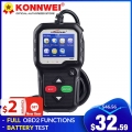 Konnwei Kw680 Obd2 Scanner Obdii Car Diagnostic Auto Diagnostic Tools Russian Language Car Scanner Tool Diagnostic Code Reader -
