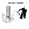 48V 60V 64V 1500W brushless controller/bldc motor controller with twist throttle for electric bicycle/scooter/trycycle|Electric