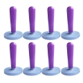 8pcs Plastic Purple Handle Vinyl Wrapping Tool Gray Wrap Magnets Holder Vinyl Holder For Car Wrapping Sign Craft Making A12p - W