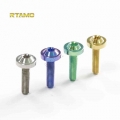 Titanium Disc Bolts M5X10/12/15/20/25/30/35mmTitanium Torx Head Disc Brake Rotor Screws for Bike Motorcyle and Car Parts|Nuts &a