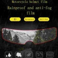 Universal Anti Rain Fog Film for Motorcycle Helmet Rain Proof Shield Film Durable Nano Coating Lens Sticker Helmet Accessory| |