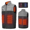 KEMIMOTO Electric Heated Vest Heating Waistcoat USB Thermal Warm Cloth Feather Winter Jacket Riding Motorcycle|Jackets| - Offi
