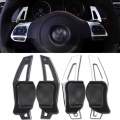 Car Steering Wheel DSG Shift Paddle Extension Shifters Sticker For Volkswagen Tiguan Golf6 MK6 Jetta GTI R20 R36 CC Scirocco EOS