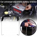 Adjustable Car Crossbar Battery Hold Down Bracket Holder Storage Rack With 19/23/27cm J-style Bolt Auto Accessories - Battery T