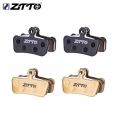 ZTTO MTB Bike 4 Piston Disc Brake Pads brake shoes For Guide G2 RSC Hydraulic brake Metallic Brake Pads XO Trail E9 E7 4Pairs|Bi