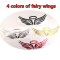 4 Colors Hot 3D Angel Fairy Wings Car Styling Sticker Auto Truck Logo Emblem Badge Decal Decoration