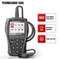 Thinkobd 500 OBD2 Scanner Check Engine Code Reader Free Upgrade Emission Test Scan Tool for Mechanic Obd2 Car Diagnostic Scanner
