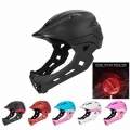 Kids Cycling Helmet with Taillight Full Face Detachable Children Helmet MTB Downhill Bike Helmet Sports Safety Capacete Ciclismo