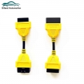 OBD2 13CM Male to Female 16 PIN Extension Cable Suitable for ELM327 OBDII extend connector 16PIN OBD Yellow adapter|Car Diagnost