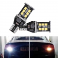 2x Canbus T15 W16W LED Bulbs Reverse Lights 2835SMD Car Back Up Rear Lamp For Audi A5 B8 FL / B8.5 (2015)|Signal Lamp| - Offic