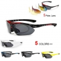 Cycling Sunglasses Sports Men Glasses Road Bicycle Glasses Mountain Bike Riding Protection Goggles Eyewear Women Sun Glasses - C