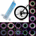 Bicycle Motorcycle Bike Tyre Tire Wheel Lights 32 LED Flash Spoke Light Lamp Outdoor Cycling Lights For 24 Inches Wheel|Bicycle