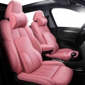 Leather Pink Car seat covers For suzuki swift samurai grand vitara liana 2014 jimny 2000 alto sx4 accessories|Automobiles Seat C