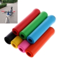 1pair Silicone Cycling Bicycle Grips Outdoor Mtb Mountain Bike Handlebar Grips Cover Anti-slip Strong Support Grips Bike Part -