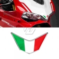 3D Resin Motorcycle Front Fairing Decals Italy Sticker Case for Ducati 959 969 1199 1299 PANIGALE V4 S R SUPERSPORT|Decals &