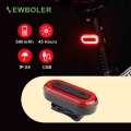 NEWBOLER 120 Lumens USB Rechargeable Bicycle Rear Light Cycling LED Taillight MTB Road Bike Tail Light Back Lamp for Bicycle|Bic