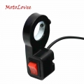 Motolovee 22mm 7/8" Motorcycle Handlebar Switches Headlight Fog Brake Light Switch With Two Bullet Connectors|Motorcycle Sw