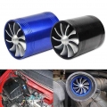 Car Vehicle Turbocharger Turbo Compressor Fuel Saving Fan With Rubber Covers Conversion Accessories Power General - Turbocharger