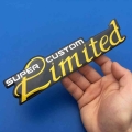 1 Pcs 3d Metal Super Custom Limited Emblem Badge Auto Car Fender Door Trunk Lid Decal Car Stickers Car Accessories
