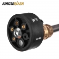 JUNGLEFLASH 6in1 Spray Nozzle For Car Washing Machine Multi function 1/4inch Quick Connect Plug 3000PSI High Pressure Car Washer