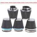 1 Pc Universal Motorcycle Air Filter Element Auto Mushroom Head Pod Cleaner Double Foam Filter 28/35/39/42/44/48/50/52/54/60mm -