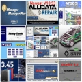 2021 Hot !Auto Repair Software Alldata 10.53v repair software mit...ll OD5 vivid workshop data auto..da.ta ElsaWin 49 in 1tb hdd