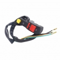 Motorcycle Switch 22mm 7/8" Handlebar Electric Starter Start & Stop ATV ON/OFF Button Flameout with 4 Wire Connection|M