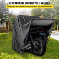 Vevor Universal Waterproof Motorcycle Cover Outdoor Shelter Protection Moto Accessories Storage Garage Use For Dust Rain Snow Uv