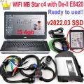 Mb Star C4 Interface Sd Connect Star Diagnosis Das System Compact 4 Multiplexer For Ben Diag Sd C4 With Wifi Hht Diagnostic Tool