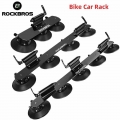 ROCKBROS Bike Rack For Car Suction Roof Top Bike Carrier Quick Hub Install MTB Road Car Carry Bicycle Racks Cycling Accessories|