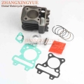 70cc Big Bore Cylinder Kit & Piston Kit & Cylinder Gasket for Piaggio Liberty 50 Zip 2 50 Fly 50cc AC 47mm/13mm 4 stroke
