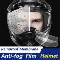 Universal Motorcycle Helmet Anti fog Film and Rainproof Film Durable Nano Coating Sticker Film Helmet Accessories|Helmets| - O