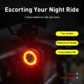 Highlight Bicycle LED Rear Light Waterproof Helmet Backpack Warning Taillight Bike Accessories Mtb Lantern Cycling Flashlight|Bi