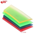 Qili Squeegee 13cm Width Rubber Red/blue/green/transparent Color Scraper Dichotomanthes Strips - Sponges, Cloths & Brushes -