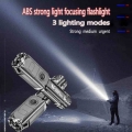 Extremely Bright ABS Strong Light Focus LED Flashlight Outdoor Portable Household Rechargeable Multi function Luminou Flashlight