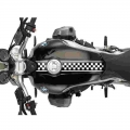 For 36" Motorcycle Checkered Racing Stripes Decals Stickers Cafe Racer Rat Bike| | - Ebikpro.com