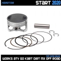 60mm Piston Rings Kit For Yinxiang Yx 150cc 160cc Horizontal Engine Dirt Pit Bike Monkey Atv Quad Parts - Engines & Engine P