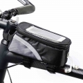 PU Material Waterproof Bicycle Bag Bike Frame Front Top Tube Bag Touch Screen for Moilbe Phone MTB Moutain Road Bike Bag|Electri