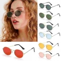 Small Metal Frame Oval Women Sunglasses Retro Men's Shades Sun Glasses Unisex Summer Vintage UV400 Eyewear|Motorcycle Glasse