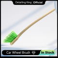 DETAILING KING Long Handle Car Tire Hub Brush Super Soft Hair No Scratch Car Rims Cleaning Tools|Sponges, Cloths & Brushes|