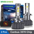 Yhkoms Canbus H4 H7 Led 3570 Csp Car Headlight H1 H11 Led 20000lm H8 H9 Hb3 9005 Hb4 9006 9012auto Led Lamp Fog Lighting 6000k -