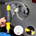 Universal Car Motorcycle Fuel Pump Transfer Hand Gas Oil Change Pump Self priming Pipe Syphon Fuel Saver for Gas Gasoline| | -