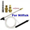 Sand Blaster Spear Lance With Nozzle Thread For Nilfisk Series Italian & Gerni High Pressure Washer Gun Blasting Wand Tool|W