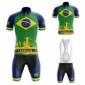 Brazil Summer Ciclismo Masculino Cycling Jersey Bib Shorts Gel Breathable Pad Maillot Ciclismo Hombre Bicicleta De Montaña|Cycli