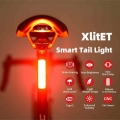 2020 XlitET Auto Start Stop Brake Sensing Flashlight For Bicycle Rear Light LED USB Charging Cycling Enfitnix XlIte100 Taillight