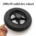 200x50 Solid Tire Wheel For Electric Scooter Balance Car 8x2 Solid Wheel Explosion-proof Puncture Proof Tubeless Tyre Parts - Mo