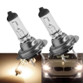 2pcs H7 Headlight Bulbs Halogen Car Light Source Warm White 4200-4500k 55w Auto Fog Lamp Hight Power Car Headlight Lamp 12v - Ca