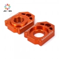 Motorcycle CNC Rear Chain Adjuster Axle Blocks For KTM 85 125 150 200 250 300 350 450 525 530 SX SXF XC XCF EXC EXCF XCW XCFW|Wh