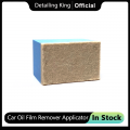 DETAILING KING Real Wool Car Oil Film Remover Applicator Car Glass Cleaning Polishing Sponge Pad for Car Cleaning Auto Detailing